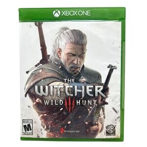 The Witcher 3 Wild Hunt Xbox One Game with Soundtrack CD and Manual WB Games